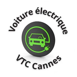 Badge voiture electrique transport ecologique en VTC Cannes